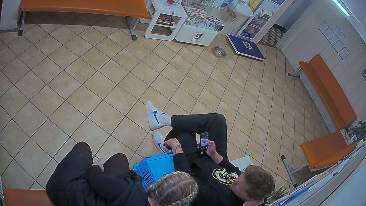 Pohled do čekárny