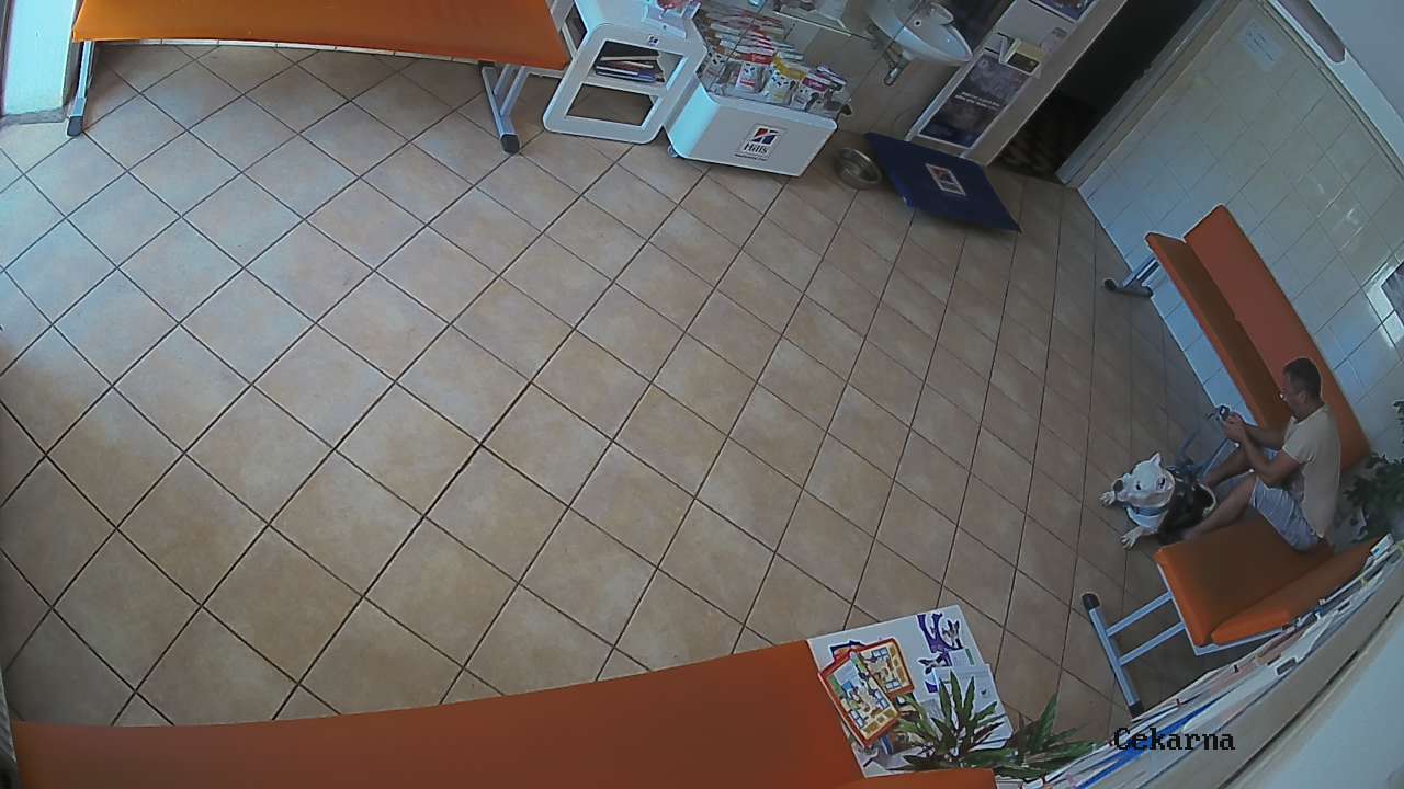 Pohled do čekárny