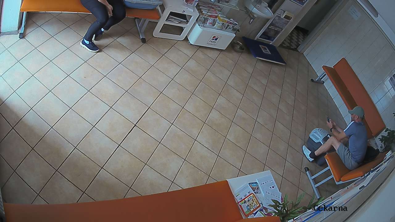 Pohled do čekárny