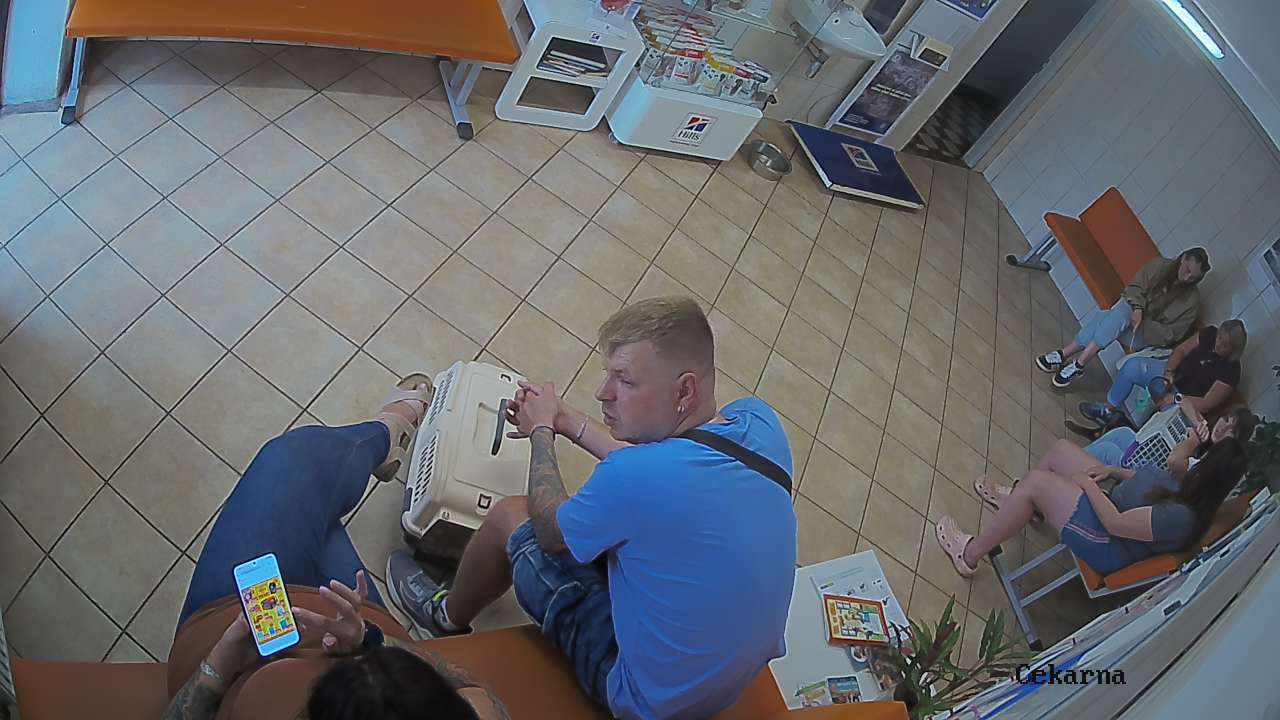 Pohled do čekárny