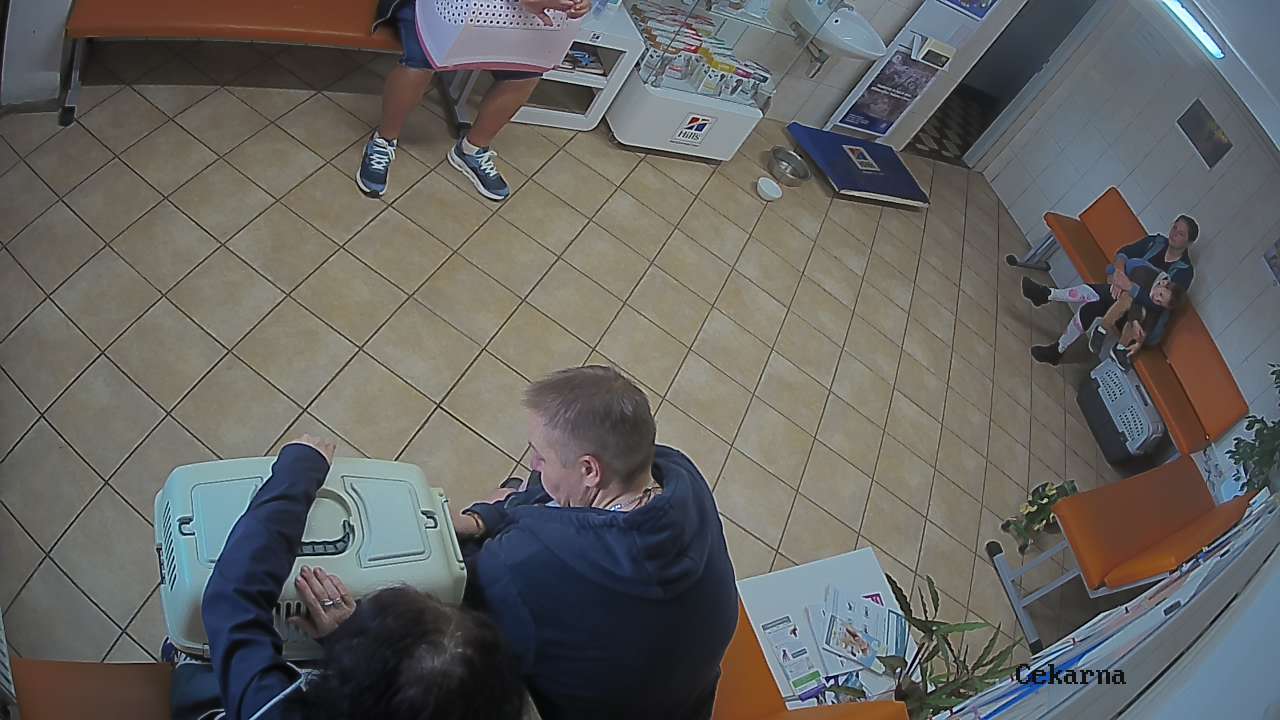 Pohled do čekárny