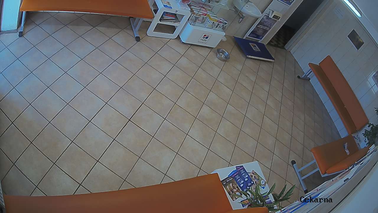 Pohled do čekárny