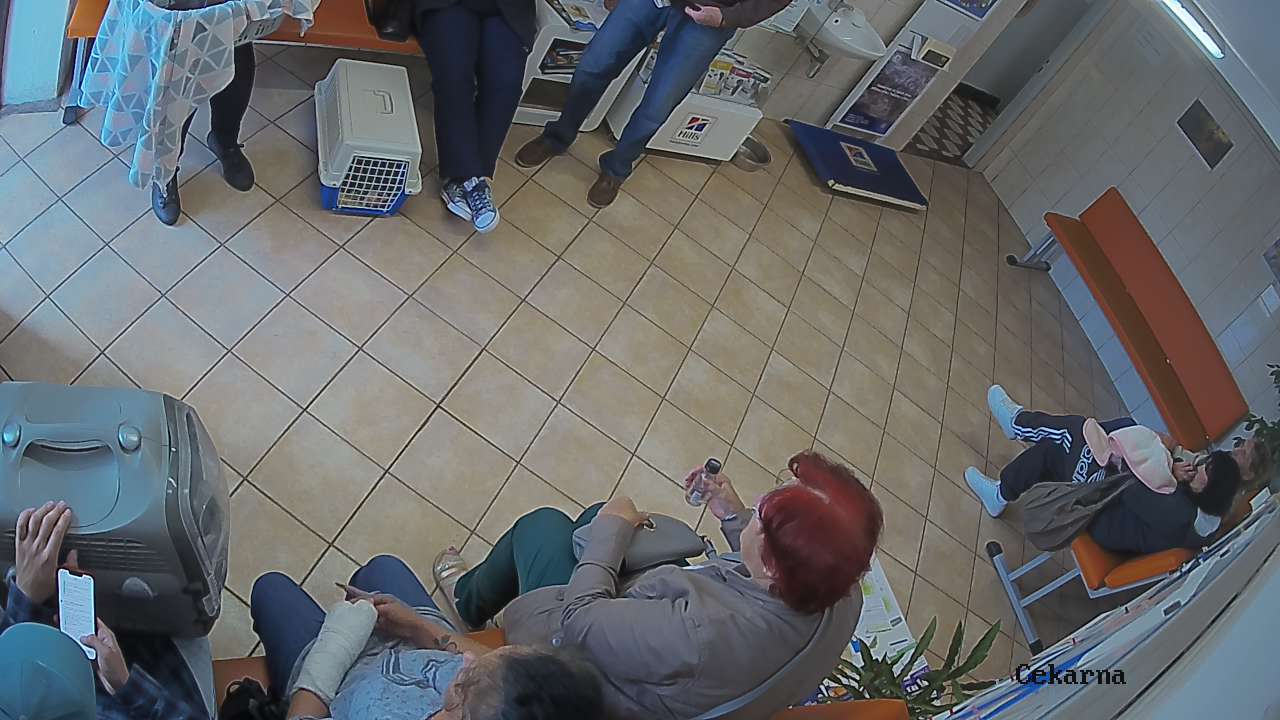 Pohled do čekárny