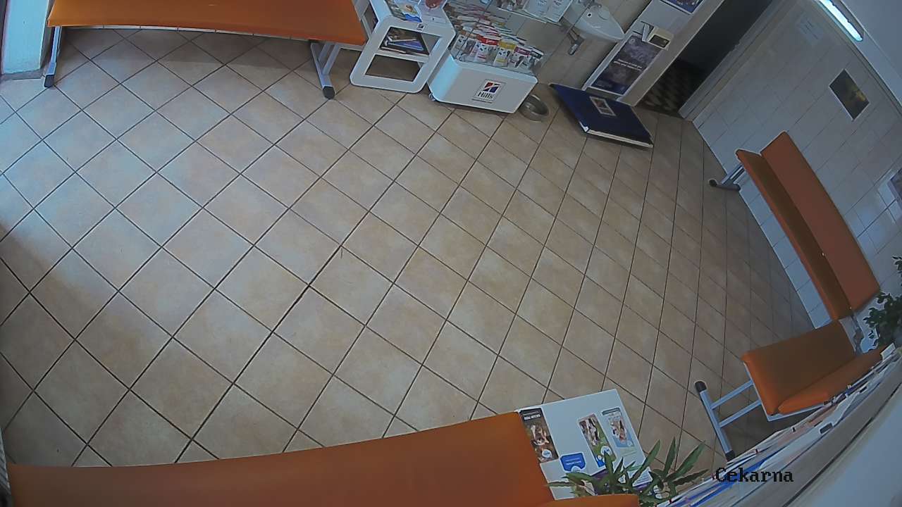 Pohled do čekárny