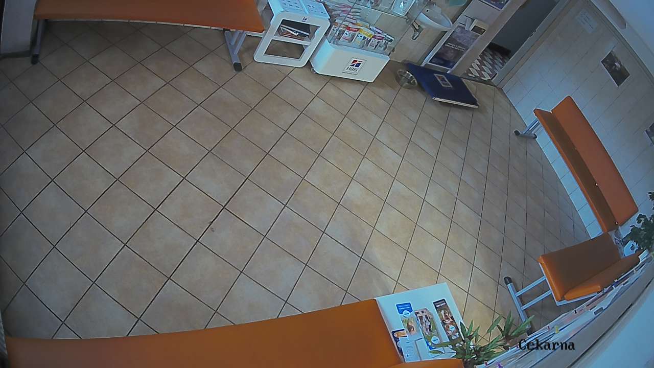 Pohled do čekárny