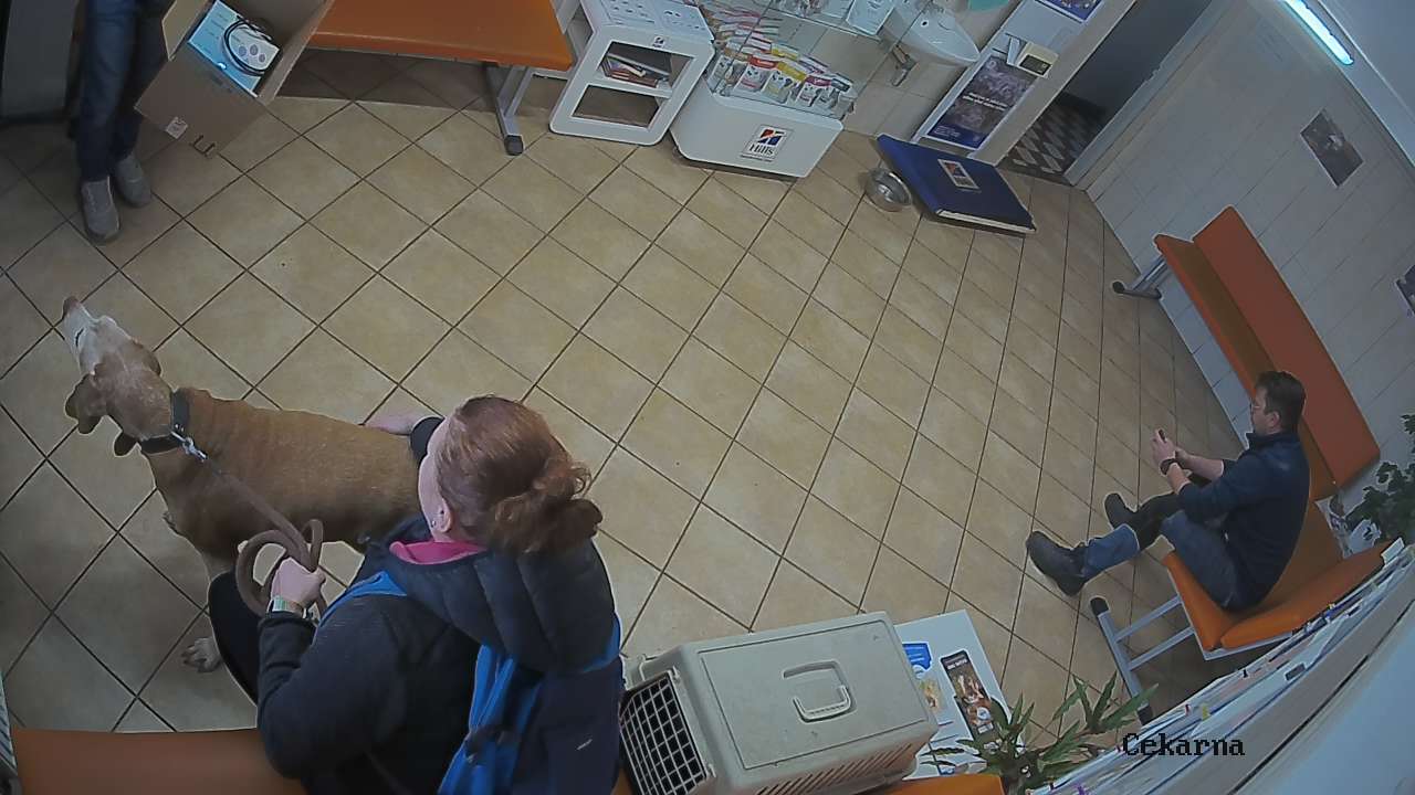 Pohled do čekárny