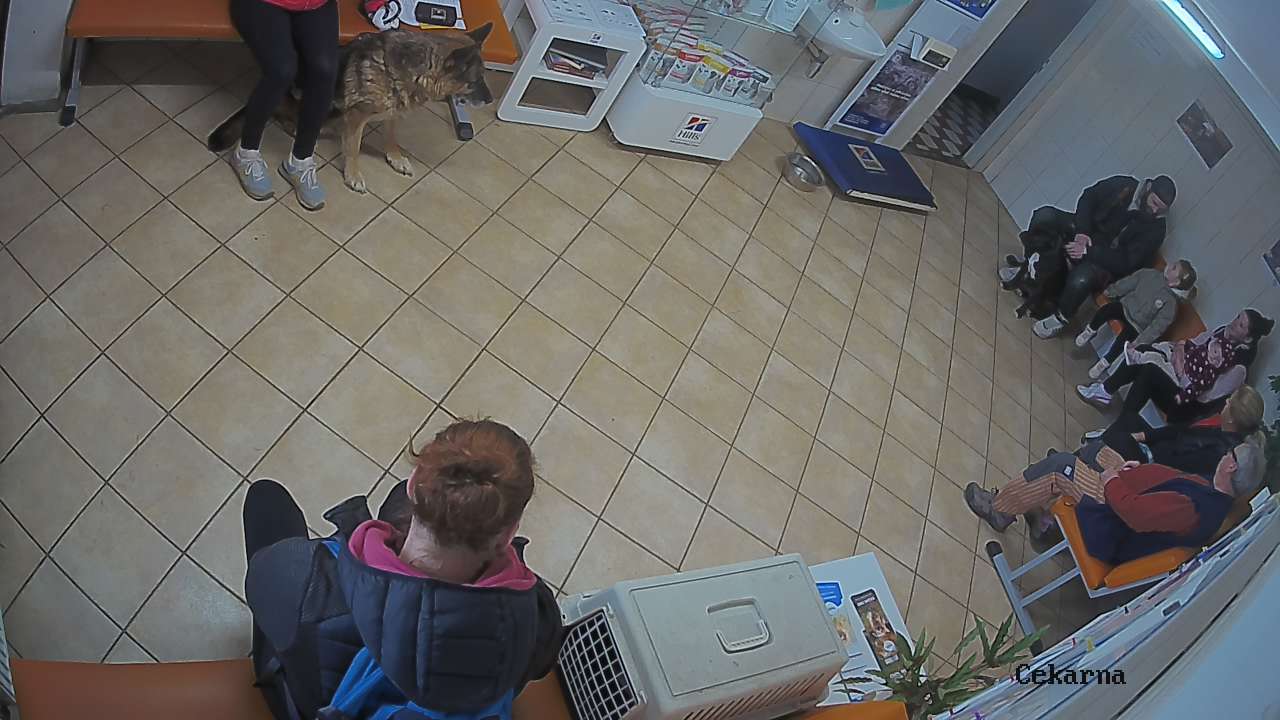 Pohled do čekárny