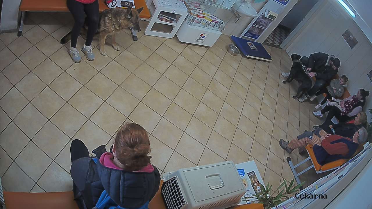 Pohled do čekárny